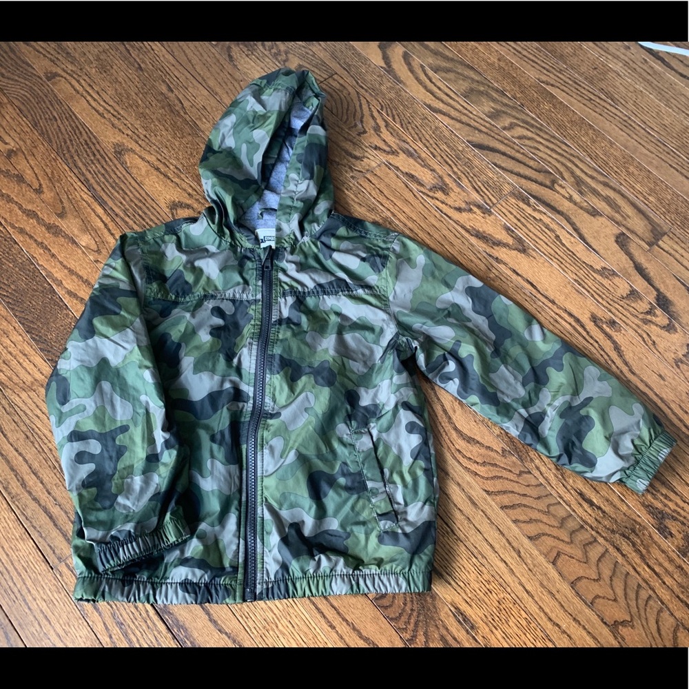 Gymboree size small (5-6) camo spring/fall jacket